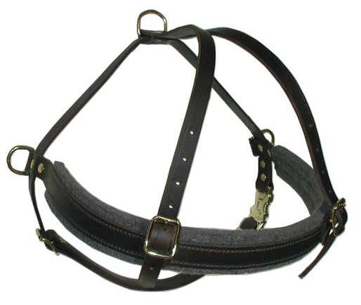 Pulling Leather Dog 【Harness】 -Dog harness for better pull