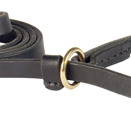 Leather Slip Lead 6 FT on 1/2'' for all dogs : Harnesses for All Breeds ...